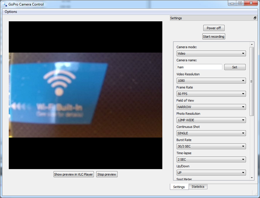 see video live from gopro hero5 on quik desktop app