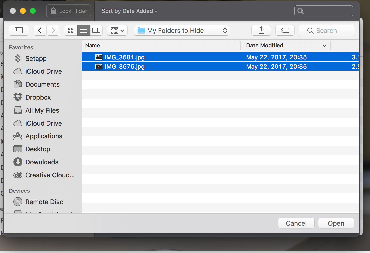 File Hiding App For Mac